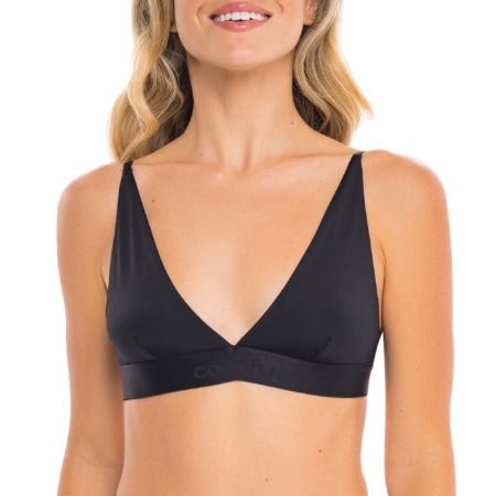 Ghost Black Plunge Bralette Performance