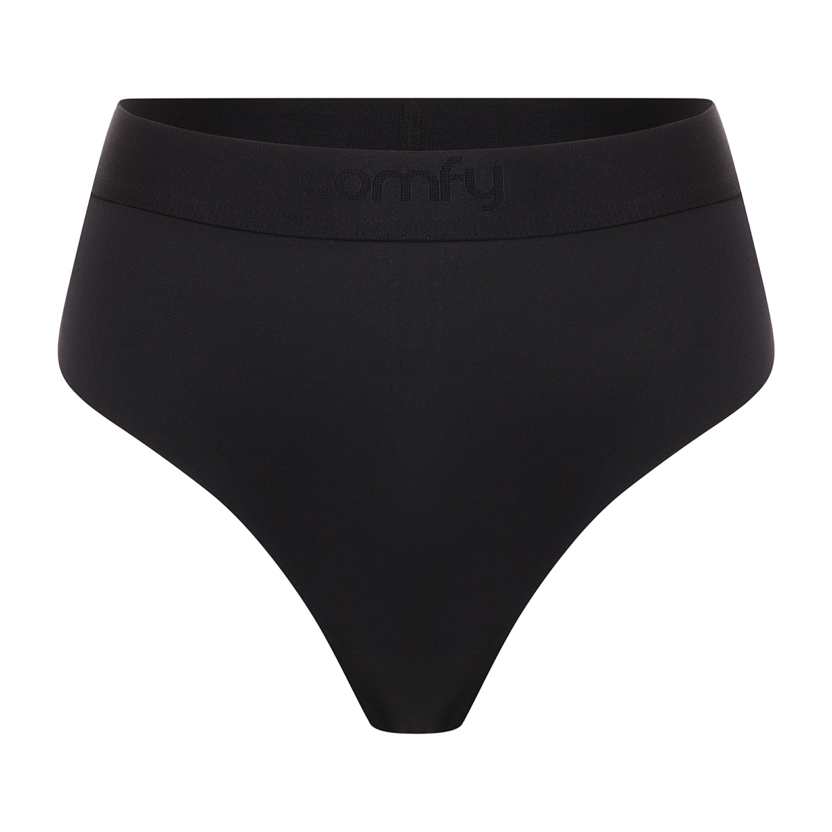 Comfy Black Seamless cheeky (Black logo) Performance 