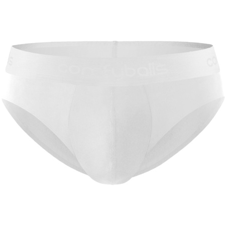 Comfyballs Ghost White Cotton Brief (2-Pack)