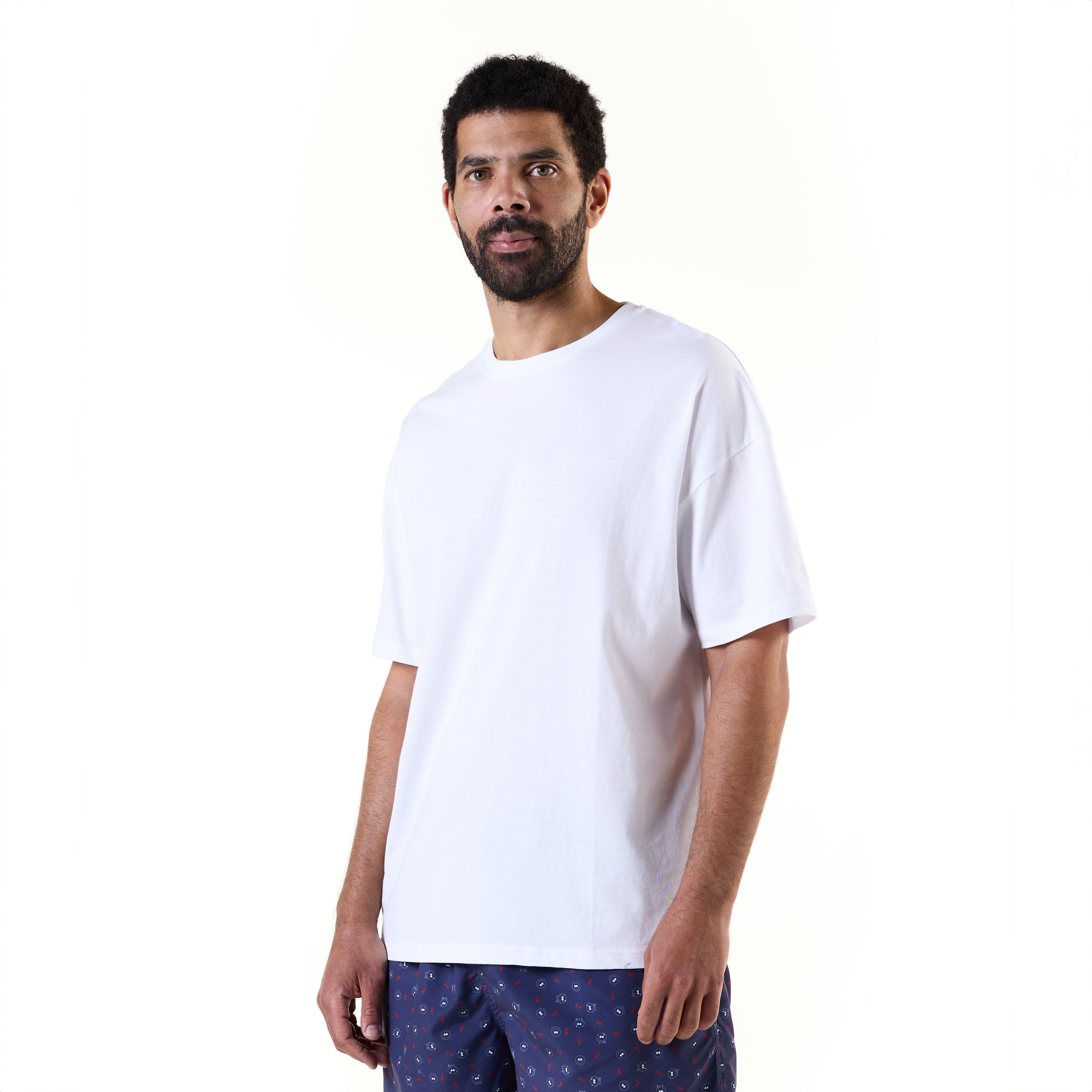 Oversized Tee White Cotton